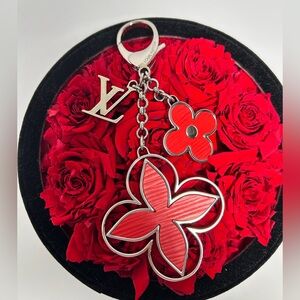 Louis Vuitton Rimy Red Epi Leather Bag Charm